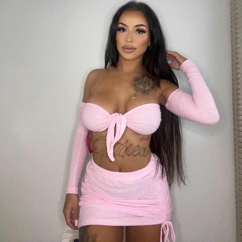 Baby Pink Two-Piece Set